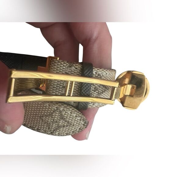 LOUIS VUITTON Monogram Mini Lin Wish Bracelet - Picture 9 of 14